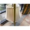 Image 6 : Metal Table Lamp w/ Urn Base & Off-White Shade 36"H