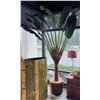 Image 1 : Large Artificial Traveler's Palm Tree in Woven Pot 9'H