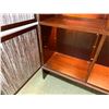 Image 11 : Bolier Wooden Cabinet w/ Double-Sided Display, 4 Textured Panels, Inside Shelving & Lights 55" x 20