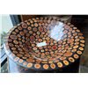 Image 1 : Large Decorative Bowl w/ Wood Slices 25" Dia, 6"H