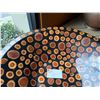 Image 2 : Large Decorative Bowl w/ Wood Slices 25" Dia, 6"H
