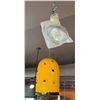 Image 1 : Hanging Yellow Glass Pendant Lamp made in Italy 8.5"L