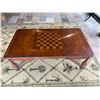 Image 2 : Jonathan Charles Game Table w/ Felt Top & Removable Panels for Chess, Backgammon, etc 56" x30" x21"H