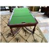 Image 4 : Jonathan Charles Game Table w/ Felt Top & Removable Panels for Chess, Backgammon, etc 56" x30" x21"H