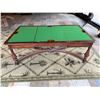 Image 5 : Jonathan Charles Game Table w/ Felt Top & Removable Panels for Chess, Backgammon, etc 56" x30" x21"H