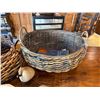 Image 6 : Qty 2 Woven Baskets w/ Handles & Multiple Decorative Fruit Fillers & Balls, Misc Sizes