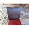 Image 2 : Wooden Chair w/ Red Upholstered Seat