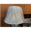 Image 5 : Table Lamp w/ Metal Orb-Shaped Base & White Shade 27"H