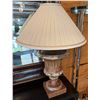 Image 1 : Table Lamp w/ Urn Base & Off-White Shade 28"H