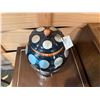 Image 2 : Blue Dotted Jar w/ Lid 16"H