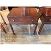 Image 2 : Qty 2 Theodore Alexander Wooden Side Tables w/ Drawers 24" x 18" x 24"H
