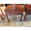 Image 3 : Qty 2 Theodore Alexander Wooden Side Tables w/ Drawers 24" x 18" x 24"H