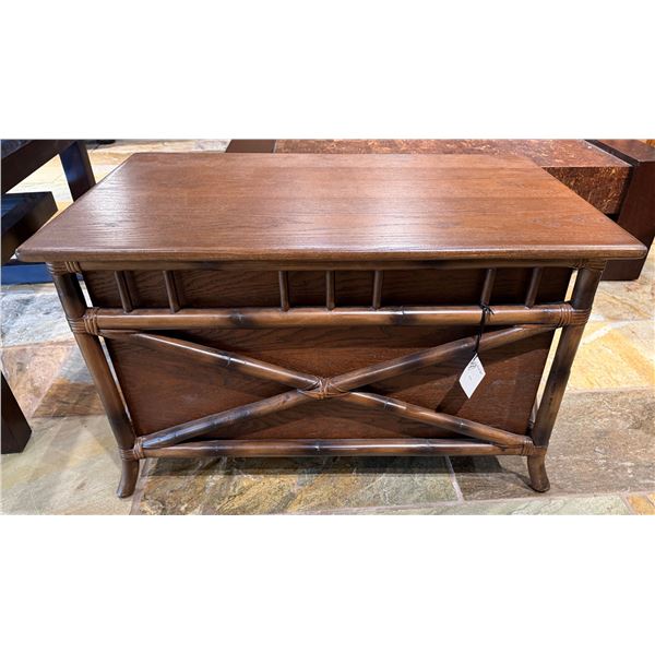 Wooden "Bel-Air" Chest w/  Hinged Lid 32" x 20" x 20"H