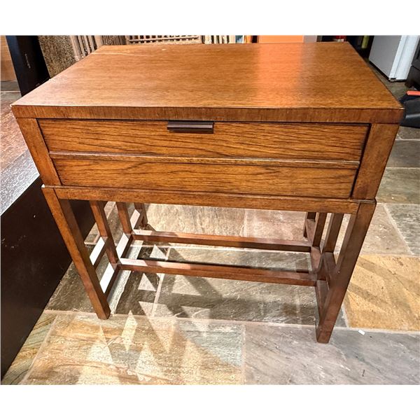 Tommy Bahama Wooden Side Table w/ Drawer 28" x 18" x 28"H