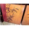 Image 4 : Qty 2 Bamboo Artwork by Li-Leger 24" x 25"