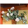 Image 2 : Artificial Flowers in Vase Wall Hanging 22"H
