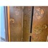 Image 6 : Asian 4-Panel Room Divider Screen w/ Leaf-Motif 20" x 80"H (each panel)