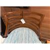 Image 2 : Tommy Bahama Wooden Outdoor Swivel Bar Stool w/ Upholstered Seat 20" Dia, 41"H