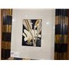 Image 2 : Qty 2 Floral Artworks in Black & Gilt Frames 22" x 24"