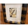 Image 3 : Qty 2 Floral Artworks in Black & Gilt Frames 22" x 24"