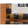 Image 4 : Qty 2 Floral Artworks in Black & Gilt Frames 22" x 24"