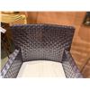 Image 2 : Panama Woven Counter Stool w/ Upholstered Seat 41"H