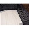 Image 5 : Panama Woven Counter Stool w/ Upholstered Seat 41"H