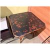 Image 2 : Theodore Alexander Octagonal Side Table w/ Asian Floral Top 32" x 32" x 30"H