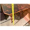 Image 9 : Theodore Alexander Octagonal Side Table w/ Asian Floral Top 32" x 32" x 30"H