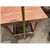 Image 6 : Rectangular Wooden Table 26" x 20" x 24"H
