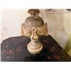 Image 2 : Table Lamp w/ Draping Fabric Details & Beige Shade 33"H