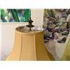 Image 4 : Table Lamp w/ Draping Fabric Details & Beige Shade 33"H