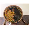 Image 2 : Decorative Charger Plate w/ Leaf Motif made in the Philippines 23" Dia