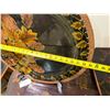 Image 3 : Decorative Charger Plate w/ Leaf Motif made in the Philippines 23" Dia