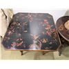 Image 2 : Theodore Alexander Octagonal Side Table w/ Asian Floral Top 32" x 32" x 30"H