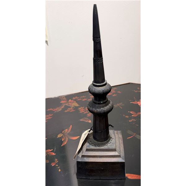 Tall Decorative Obelisk Finial 16"H