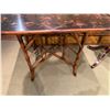 Image 5 : Theodore Alexander Octagonal Side Table w/ Asian Floral Top 32" x 32" x 30"H