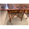 Image 6 : Theodore Alexander Octagonal Side Table w/ Asian Floral Top 32" x 32" x 30"H