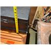 Image 8 : Wooden Chest w/ Ribbed Design & Hinged Lid made in China 18" x 12" x 10"H