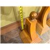 Image 5 : Qty 3 Curved Wooden Corbel Columnar Wall Shelves, Misc Sizes