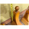 Image 6 : Qty 3 Curved Wooden Corbel Columnar Wall Shelves, Misc Sizes
