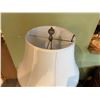 Image 3 : Table Lamp on Tri Column Base w/ White Shade 27"H