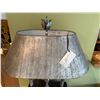 Image 3 : Borghese Garland Metal Table Lamp w/ Metallic Shade 29"H