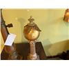 Image 2 : Wooden Candle Holder & Orb Shaped Sculpture on Base, Misc Sizes