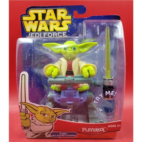 Sealed Playskool Star Wars Yoda w/ Swamp Stomper