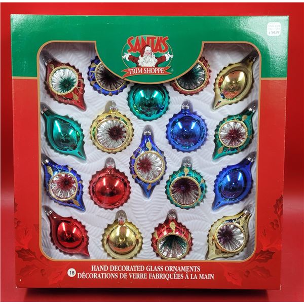 VTG Hand-Decorated Glass Ornaments