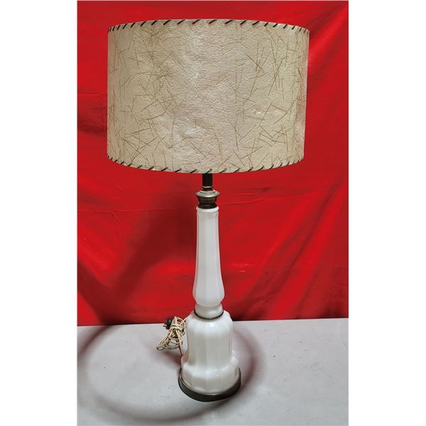 MCM Table Lamp w/ Fiberglass Shade