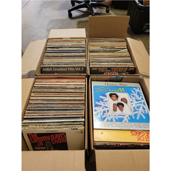 Lot of Assorted Vinyl Records w/ Grease Soundtrack, Boney M, ABBA, & More