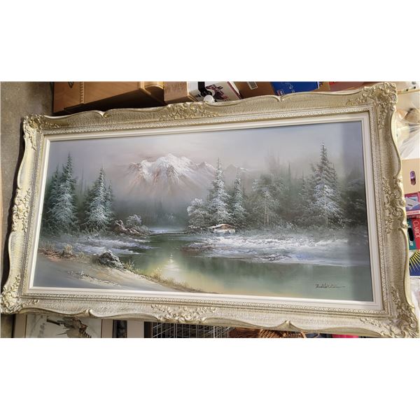 Framed Original Landscape Painting by Fullerton