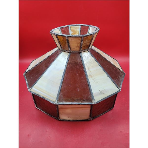 VTG Leaded Stained Glass Shade